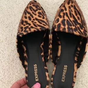 Express Shoes - Express leopard mules Express Shoes - Express leopard mules